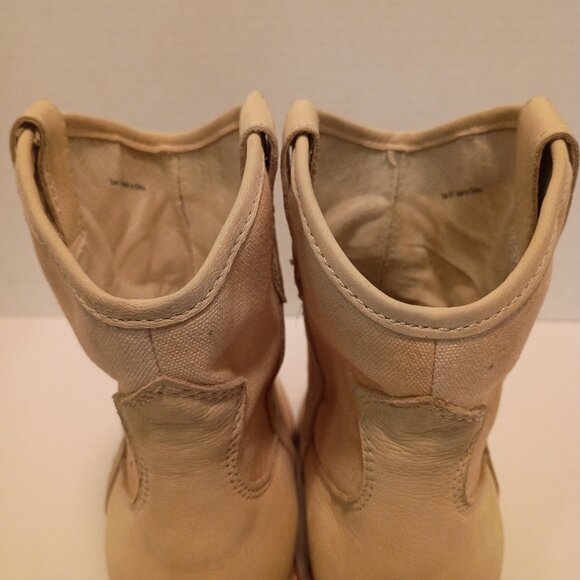 DOLCE VITA "Nashe" Women's Size 8.5 Vanilla Nubuck Western-Style Ankle Booties - Picture 11 of 12